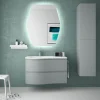 Mueble Suspendido Dos Cajones Con Opciones De Encimera Acabado Blue Fog – MAM – Salgar