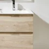 Mueble Suspendido Dos Cajones Y Lavabo Cerámico Roble Tiffany – Julieta – Muebles Jumar