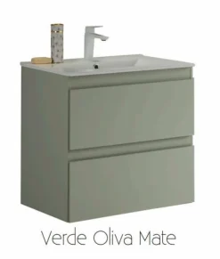 Mueble Suspendido Dos Cajones Y Lavabo Ceramico De Baño – Metrópolis – Jumar