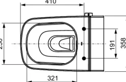 Pack Inodoro Suspendido Con Función De Lavado Agua Fría + Bastidor De 8 Cm (sin Conexión Eléctrica) – TeceOne – Tece