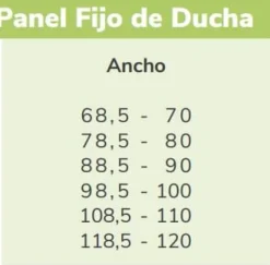 Panel Fijo De Ducha Perfil Oro Cepillado Vidrio Transparente Fresh FR633 – Fresh – Kassandra
