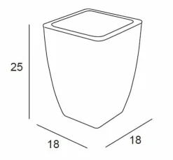 Papelera 5L – Blanco Modelo Combis – 1868074 – Manillons Torrent