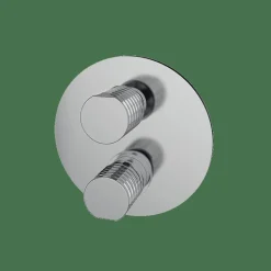 Parte Externa Monomando De Empotrar Con Desviador Cromo Estilo Premium Colección AURA 75047200 – GRB Mixers