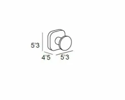 Percha – Cromo Modelo Bassic – 1508002 – Manillons Torrent
