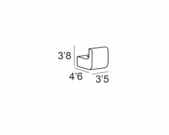 Percha – Cromo Modelo Nicole – 6808002 – Manillons Torrent