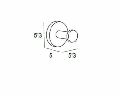 Percha – Negro Mate Modelo Eco – 6508081 – Manillons Torrent