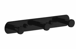 Percha Triple – Negro Mate Modelo Eco – 6544081 – Manillons Torrent