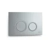 Placa Pulsadora Doble Círculos Blanco – Drena