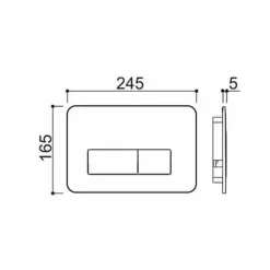 Placa Pulsadora Doble Slim – Drena