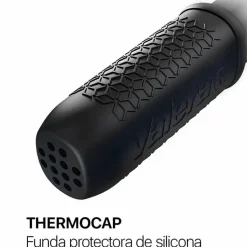Plancha De Pelo De Cerámica Profesional, Para Pelo Rizado Y Liso, Con Diseño Fino Y Compacto Negro Mate SWISS X THERMOFIT 307011 – Ghessu Bath