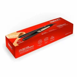 Plancha De Pelo De Cerámica Profesional, Para Pelo Rizado Y Liso, Con Diseño Fino Y Compacto Negro Mate SWISS X THERMOFIT 307011 – Ghessu Bath