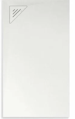 Plato De Ducha De Resina Blanco – Corner – Nuovvo