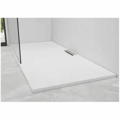 Plato De Ducha De Solid Stone/solid Bake Textura Stone – Meera – Baños 10