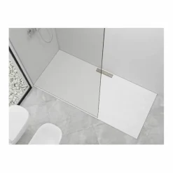 Plato De Ducha De Solid Stone/solid Bake Textura Stone – Meera – Baños 10