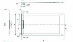 Plato De Resina Tesstone Extra-plano Con Desagüe Lineal De Gran Caudal – Uno – Baños 10