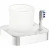 Portacepillos Pared – Cr/Blanco Mate Modelo Yass – 6522075 – Manillons Torrent
