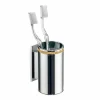 Portacepillos Pared Adh – Cromo/Oro Modelo Carmen – 6666003 – Manillons Torrent
