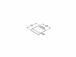 Portarrollo Con Tapa (Posibilidad De Instalación Mediante Tornillería O Adhesivo) – Rubik – Roca – A816849001