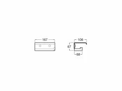Portarrollo Con Tapa (Posibilidad De Instalación Mediante Tornillería O Adhesivo) – Record – Roca – A817665001