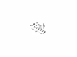 Portarrollo Sin Tapa (Posibilidad De Instalación Mediante Tornillería O Adhesivo) – Rubik – Roca – A816850024