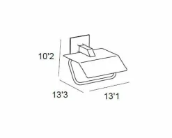 Portarrollos – Cromo Modelo Sintor – 6404002 – Manillons Torrent