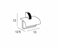 Portarrollos – Oro-Blanco Modelo Carmen – 6604050 – Manillons Torrent