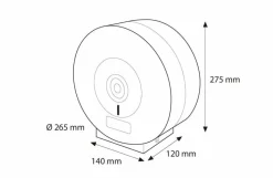 Portarrollos Coletividades Blanco – PrestoEquip – 88098