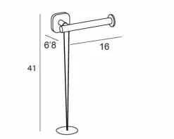 Portarrollos Con Reserva – Cromo Modelo Bassic – 1524002 – Manillons Torrent