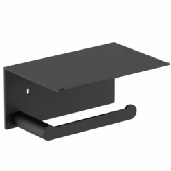 Portarrollos Dispensador De Papel Color Negro Serie Niza – 16876.N – Nofer