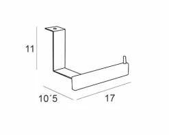 Portarrollos Lat. Mueble – Cr/Natural Modelo Natura – 1921025 – Manillons Torrent