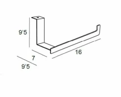 Portarrollos Lateral Mueble – Bco Mate Modelo Yass – 1621075 – Manillons Torrent