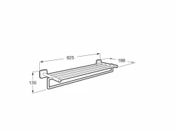 Portatoallas Con Toallero (instalación Mediante Tornillería) – Victoria – Roca – A816660001
