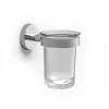 Portavaso Y Vaso De Pared (Posibilidad De Instalación Mediante Tornillería O Adhesivo) – Twin – Roca – A816705001