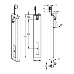 Prestoduc Accionamiento Mediante Sensor. PRESTO Conjunto Prestoduc Sensia – 88882 – Presto Iberica