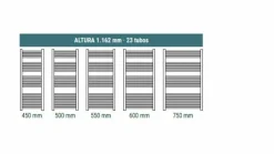 Radiador Toallero Blanco – Gamma – Mithos
