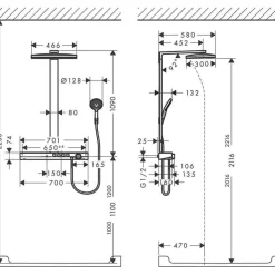 Rainmaker Select 460 Mm Sistema De Ducha – Hansgrohe