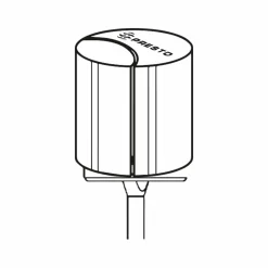 Recambio Fluxor Inodoro Accionamiento Mediante Pulsador Doble Descarga. PRESTO Maneta Fluxor Arte I 2D Doble Descarga – 1475 – Presto Iberica