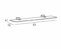 Repisa – Cromo Modelo Lissa – 6209002 – Manillons Torrent