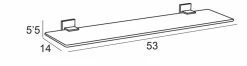 Repisa – Cromo Modelo Sintor – 6409002 – Manillons Torrent