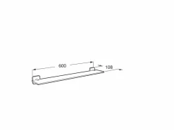 Repisa. Posibilidad Instalación Mediante Tornilleria O Adhesivo, Fijaciones Incluidas – Victoria – Roca – A816661001