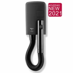Secador De Pelo Compacto Con Conector Para Afeitado Negro Mate HOTELLO SUPER 302905 – Ghessu Bath