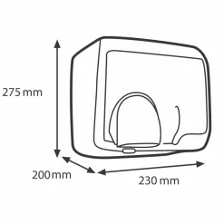 Secamanos Salida Frontal – PrestoEquip – 88300