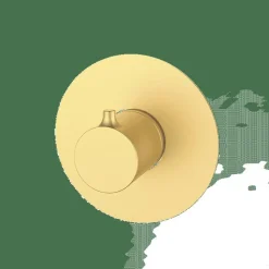 Selector De Temperatura De Empotrar Time Oro Cepillado Estilo Premium Colección INTIMIXER 47170477 – GRB Mixers