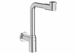 Sifón Decorativo Mural Cilíndrico De 1 1/4″ Salvaespacio Para Lavabo Tubo De 245 Mm – A506406600 – Aqua – Roca