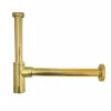 Sifón Minimalista Bronce Cepillado – 48140 – Galindo – LuxCover