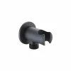 Soporte Redondo Mango Ducha Salida Agua Negro – SFD002/NG – Imex