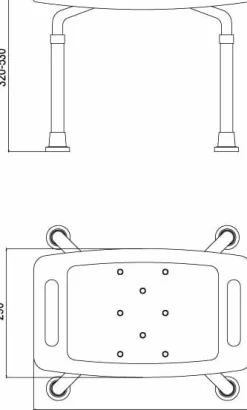Taburete Para El Baño, Blanco – 33TAB03 – AQG