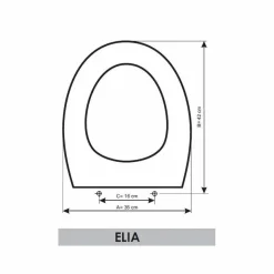 Tapa Y Asiento Para Inodoro Elia – Gala