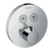 Termostato De Ducha Empotrado Con Dos Llaves De Paso – ShowerSelect S- Hansgrohe