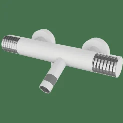 Termostática De Baño-ducha Blanco Estilo Premium Colección AURA 75232751 – GRB Mixers